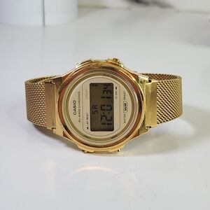 Casio Gold Digital Watch A171WE, Vintage Style, Unisex